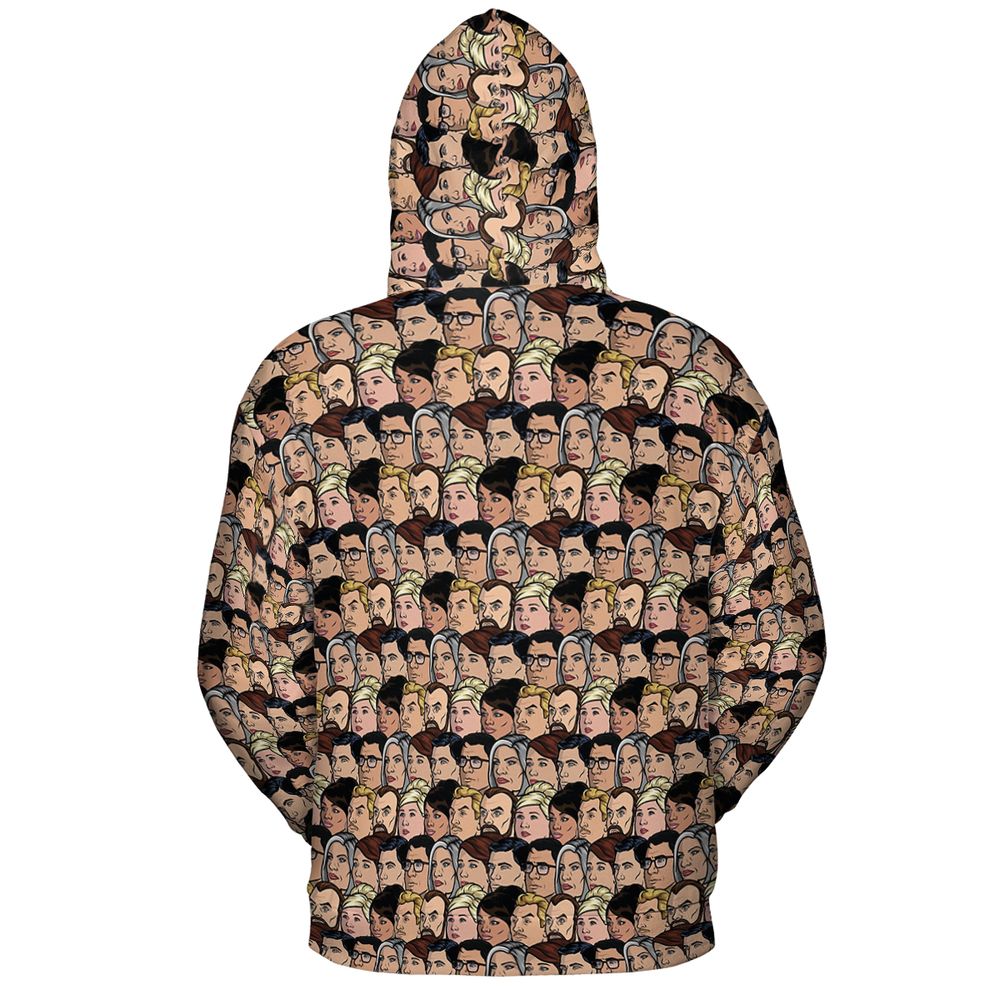 All-over Print Hoodie - Q2N31513 -  - 4