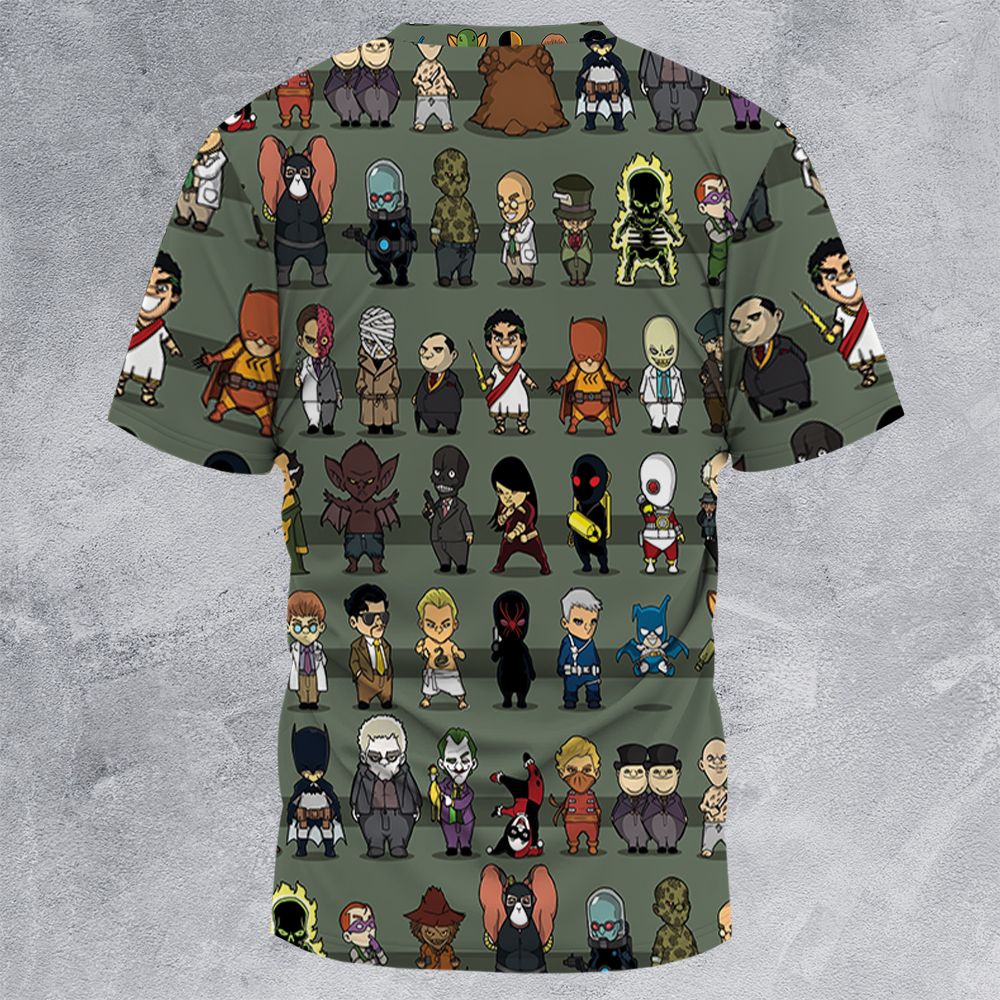All-Over Print Unisex T-Shirt - 1BWA89LH -  - 4