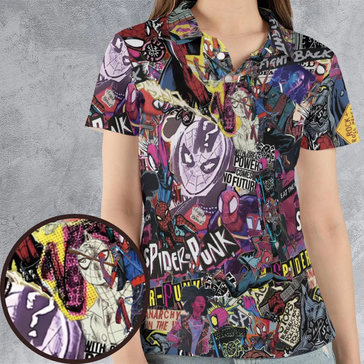 AOP Men/Women Polo Shirt - WUWU2DEL
