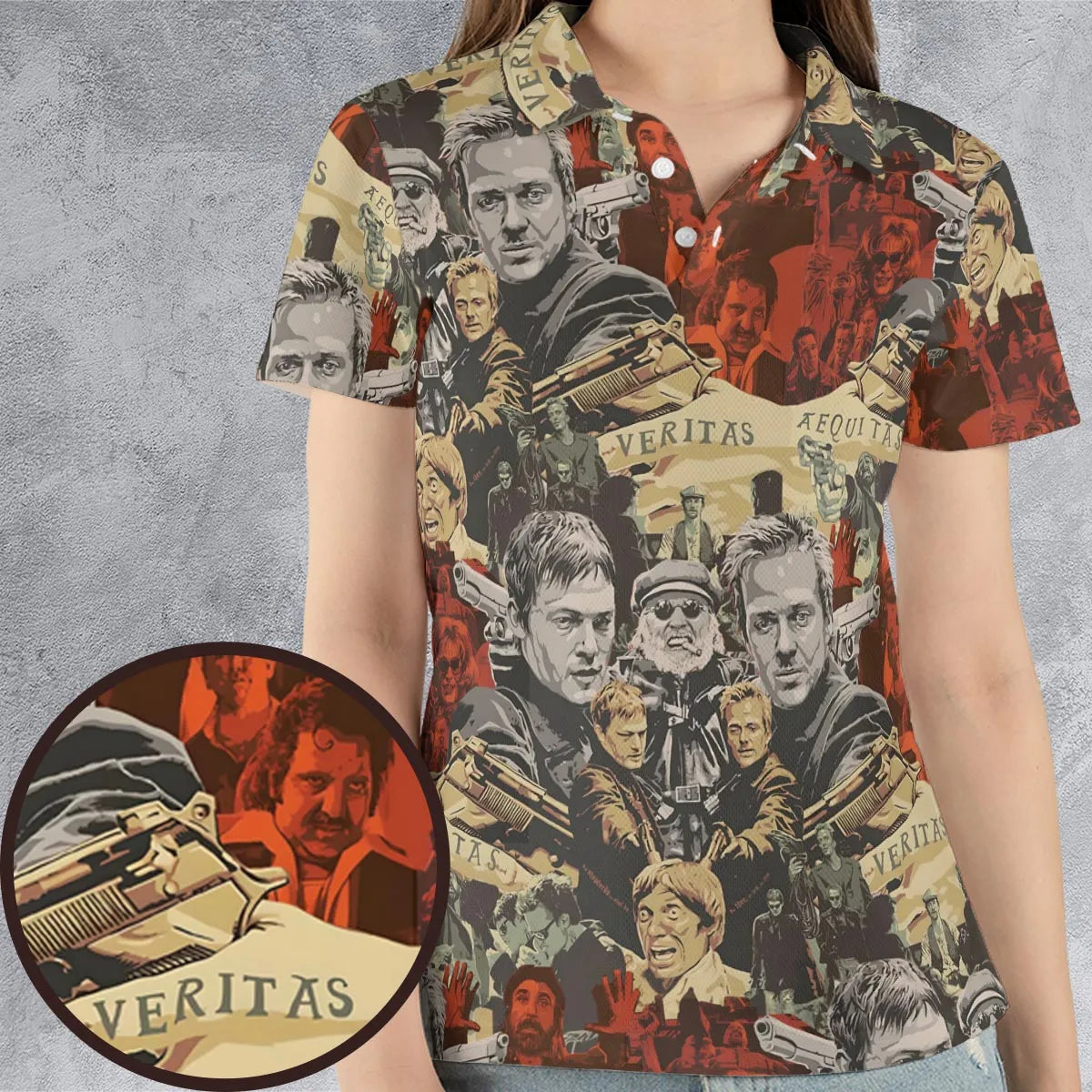 AOP Men/Women Polo Shirt - JVQYE8GA