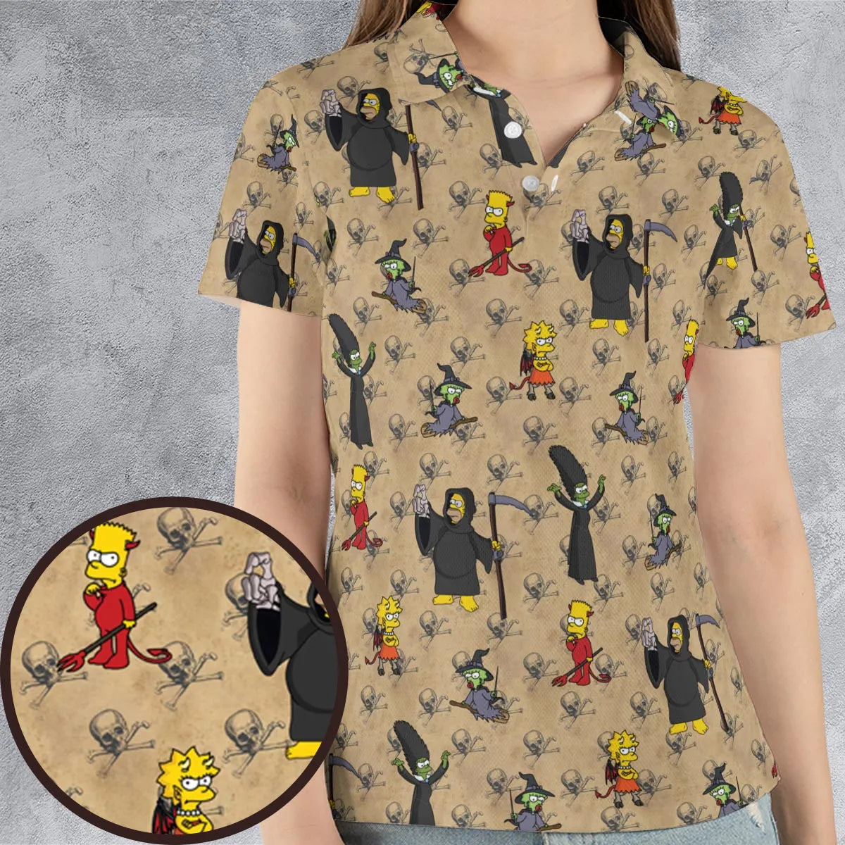 AOP Men/Women Polo Shirt - GTSZV46B