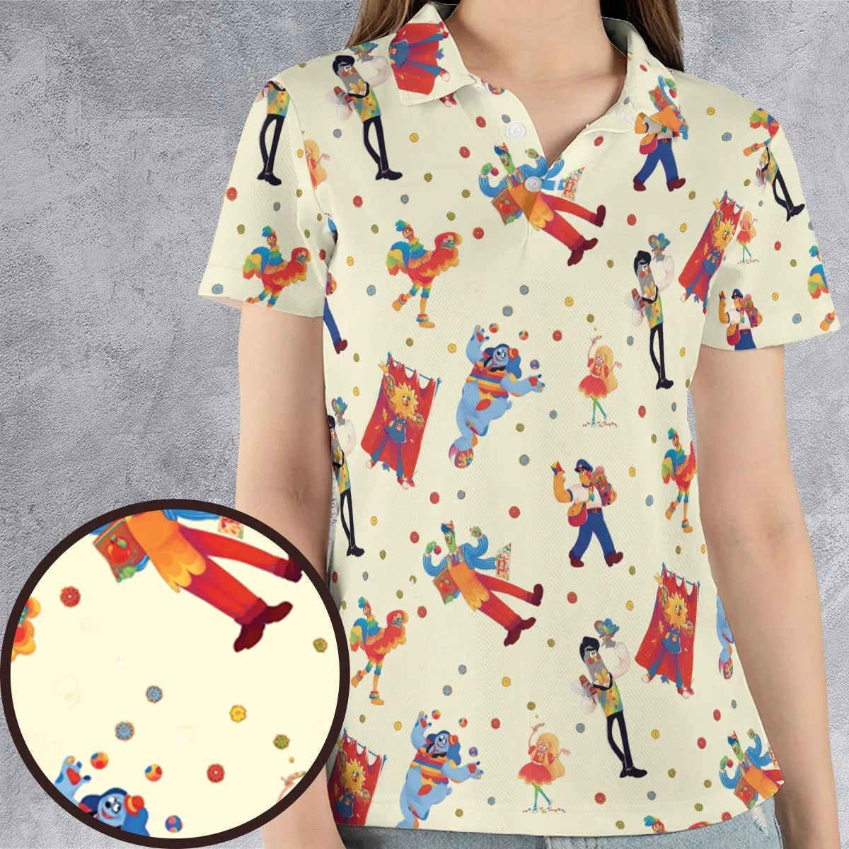 AOP Men/Women Polo Shirt - YDDUX2H2