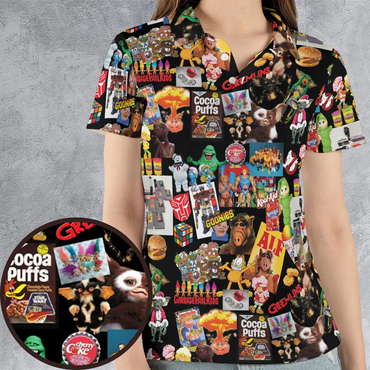 AOP Men/Women Polo Shirt - D8UDQSWV