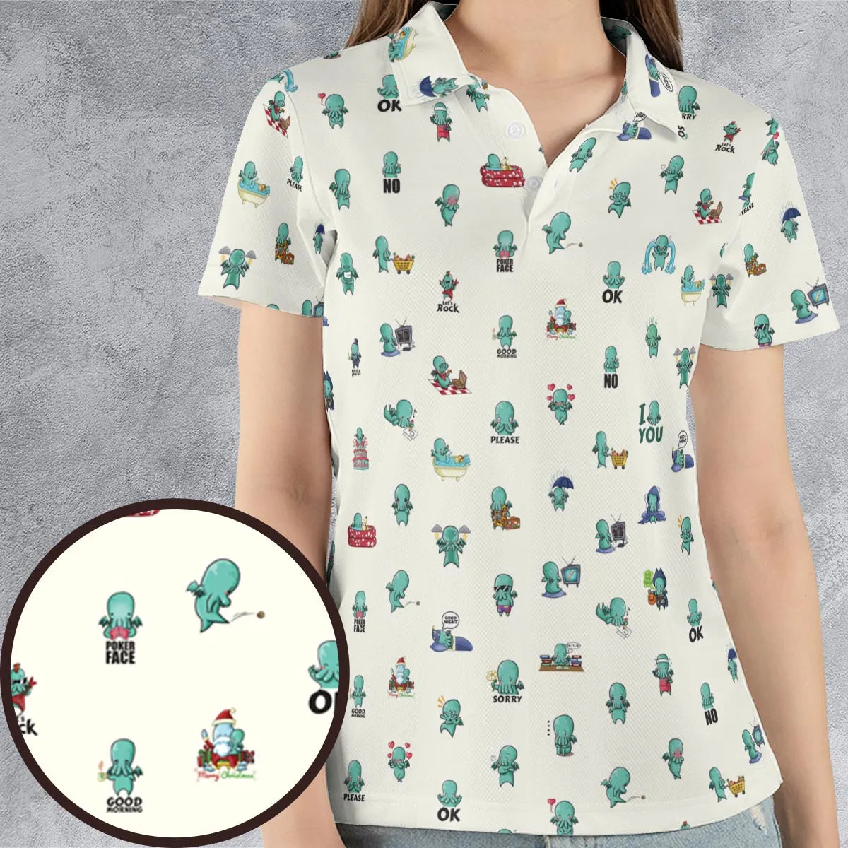 AOP Men/Women Polo Shirt - RTFMEYZK