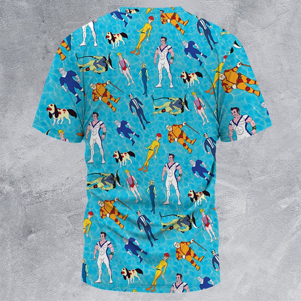 All-Over Print Unisex T-Shirt - EHRV788R -  - 4