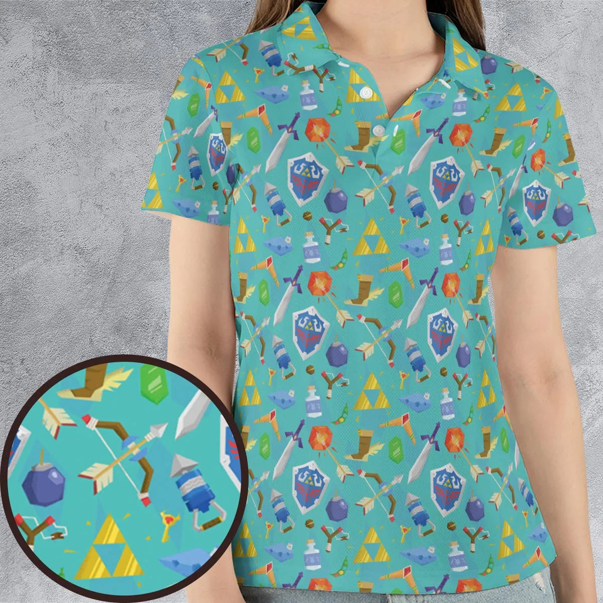 AOP Men/Women Polo Shirt - UVLNJJM9