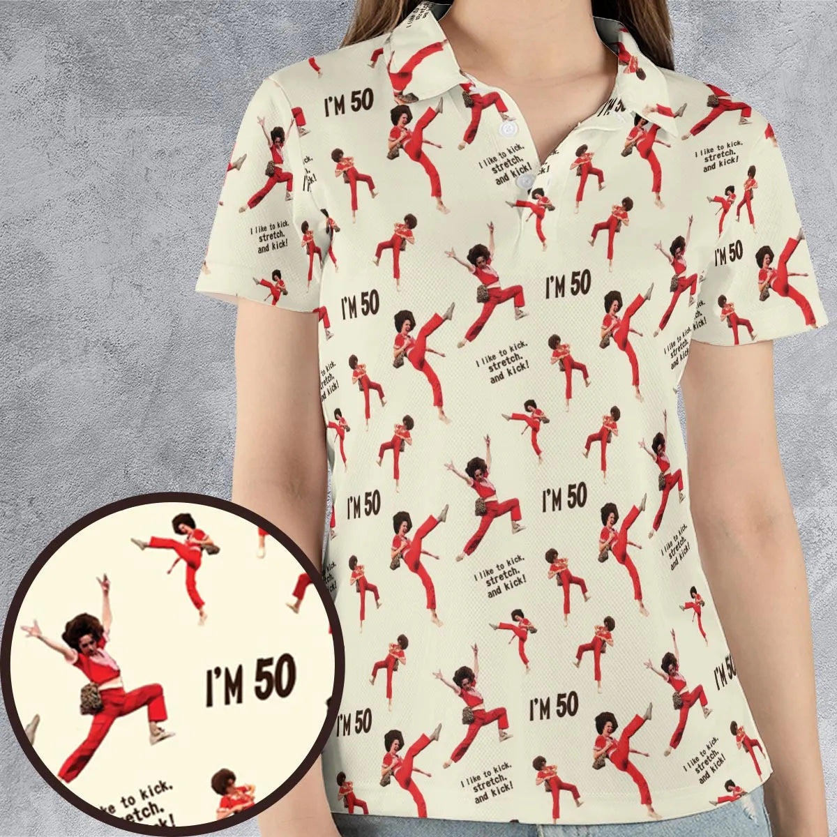 AOP Men/Women Polo Shirt - DWB56CVG