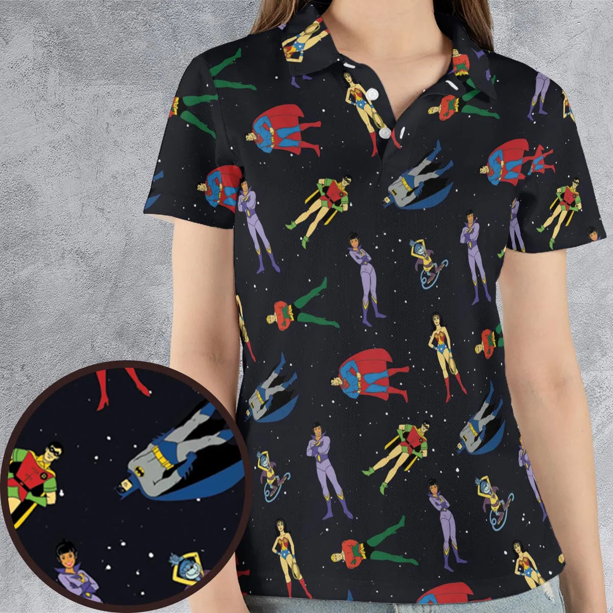 AOP Men/Women Polo Shirt - UXE3D375