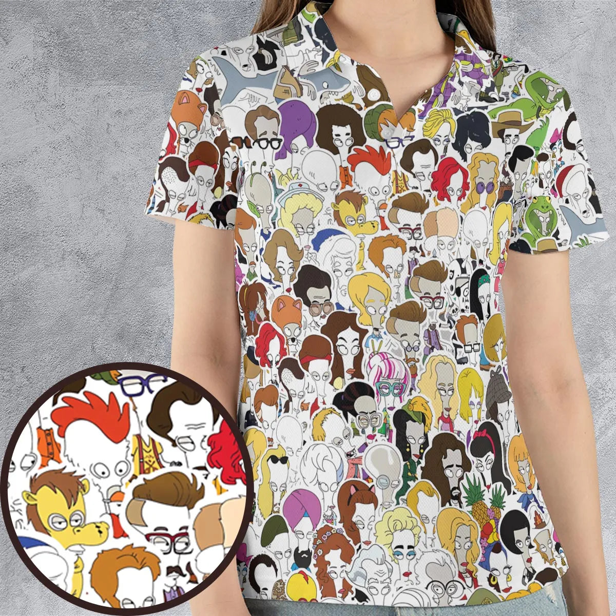 AOP Men/Women Polo Shirt - FUBTDJEK