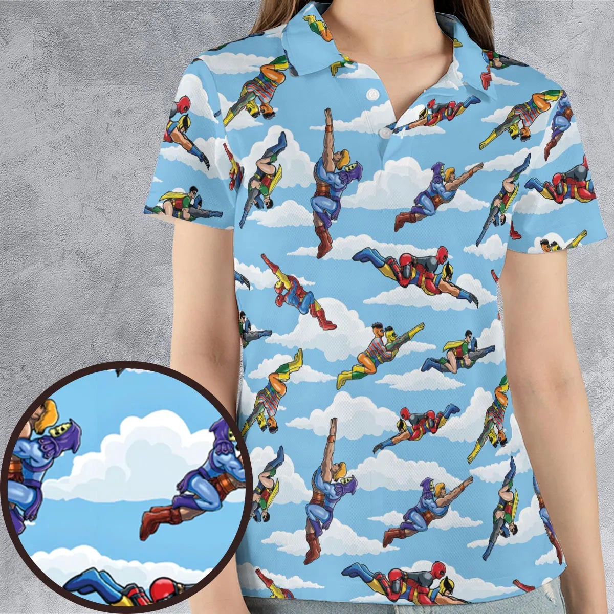 AOP Men/Women Polo Shirt - SX1JTDBA