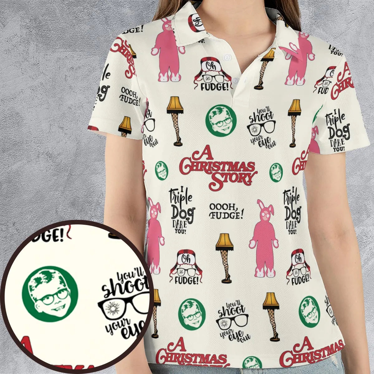 AOP Men/Women Polo Shirt - JZJBDW9P