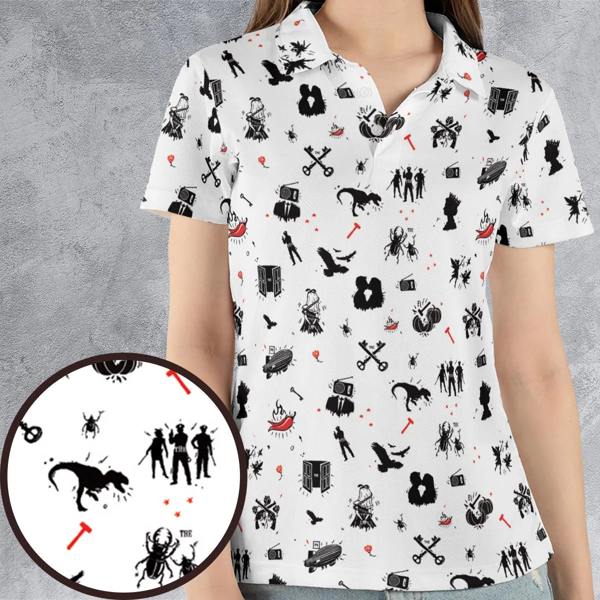 AOP Men/Women Polo Shirt - 3N7Z6ELZ