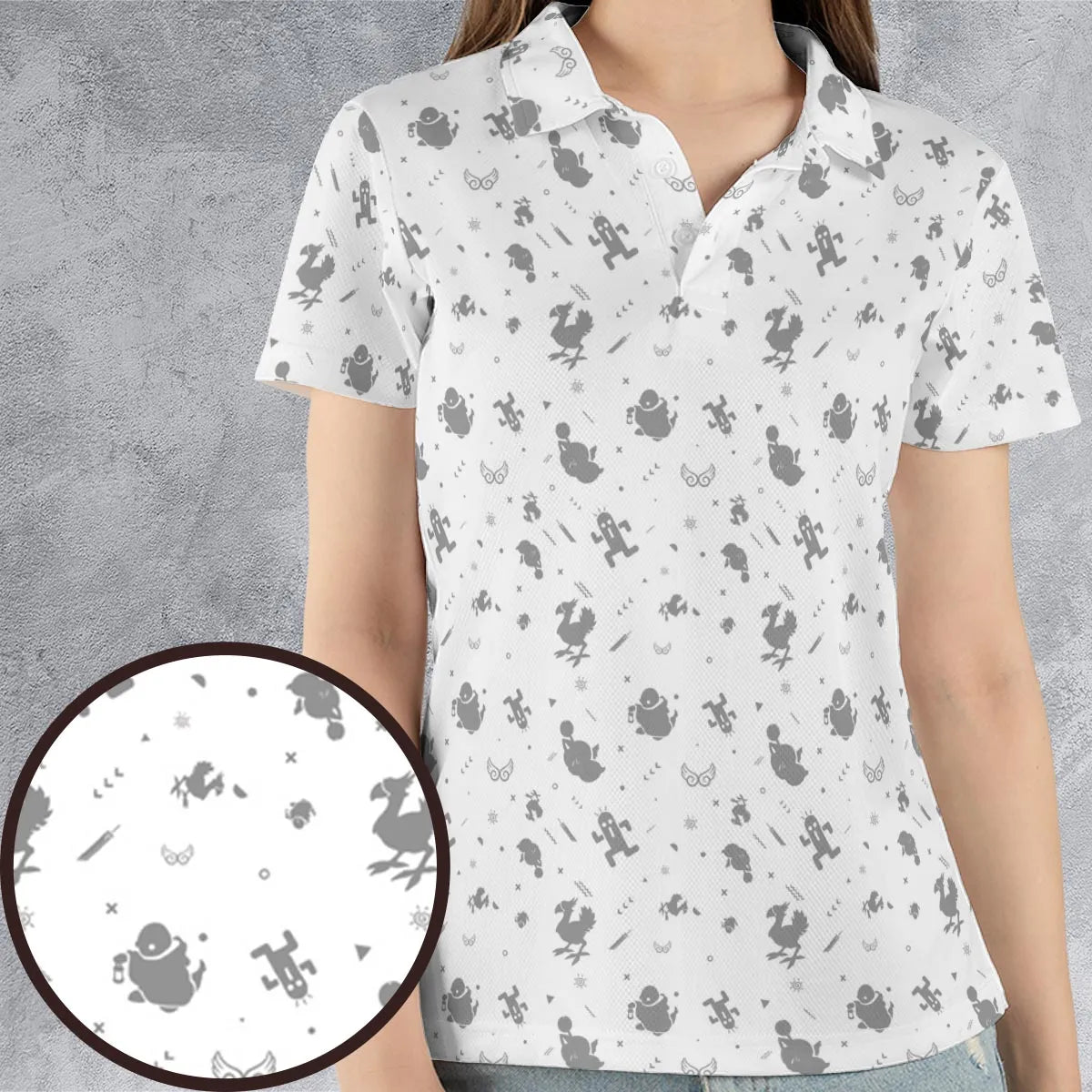 AOP Men/Women Polo Shirt - 1WNS8BJ1
