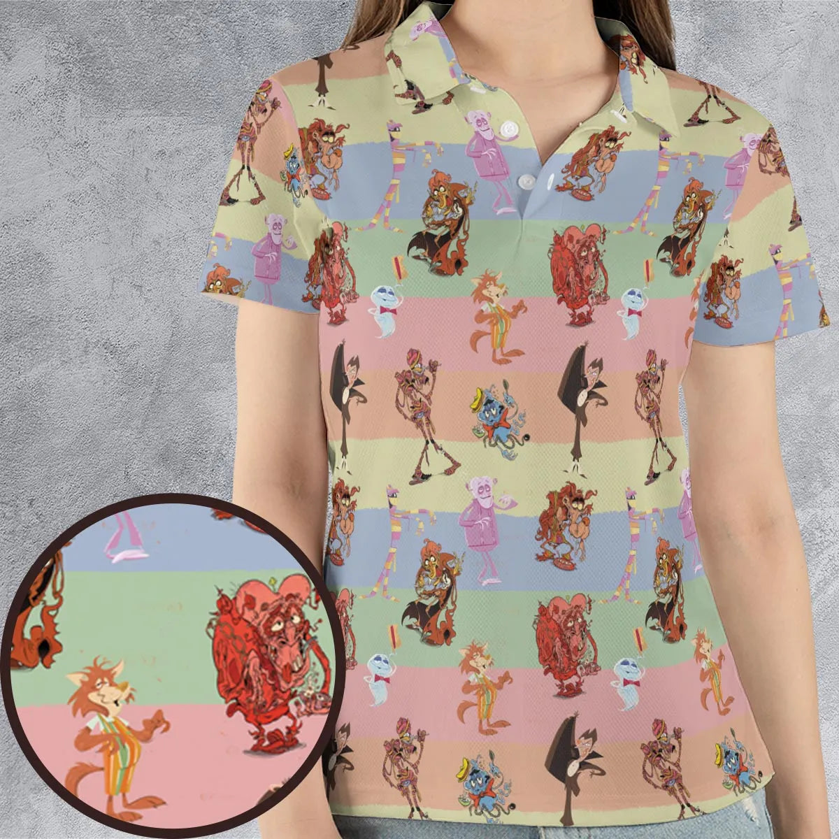 AOP Men/Women Polo Shirt - 816TNRGM