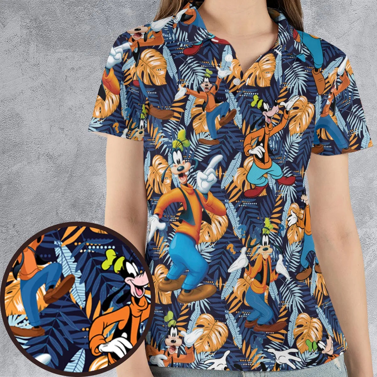 AOP Men/Women Polo Shirt - YMPQA5NR