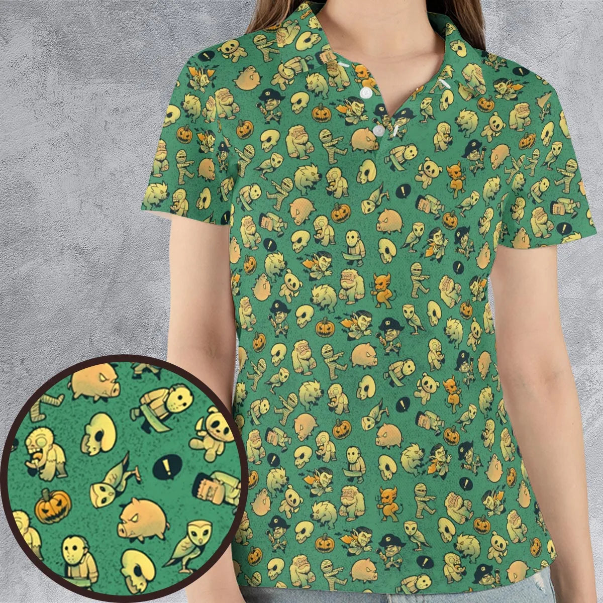 AOP Men/Women Polo Shirt - QVTGFT6B
