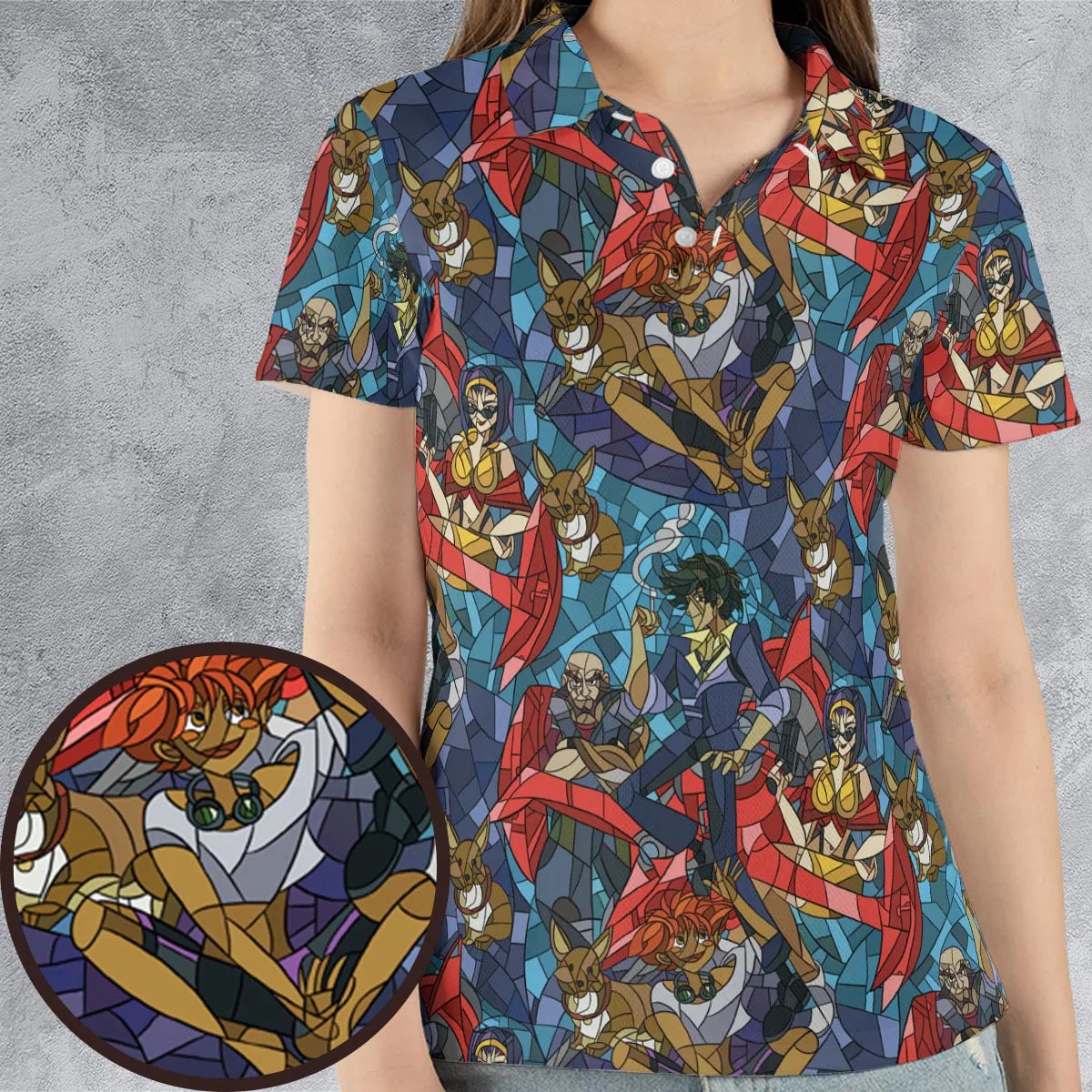 AOP Men/Women Polo Shirt - R9T94VNL