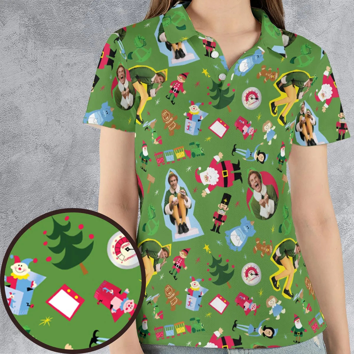 AOP Men/Women Polo Shirt - H3RGLUMQ