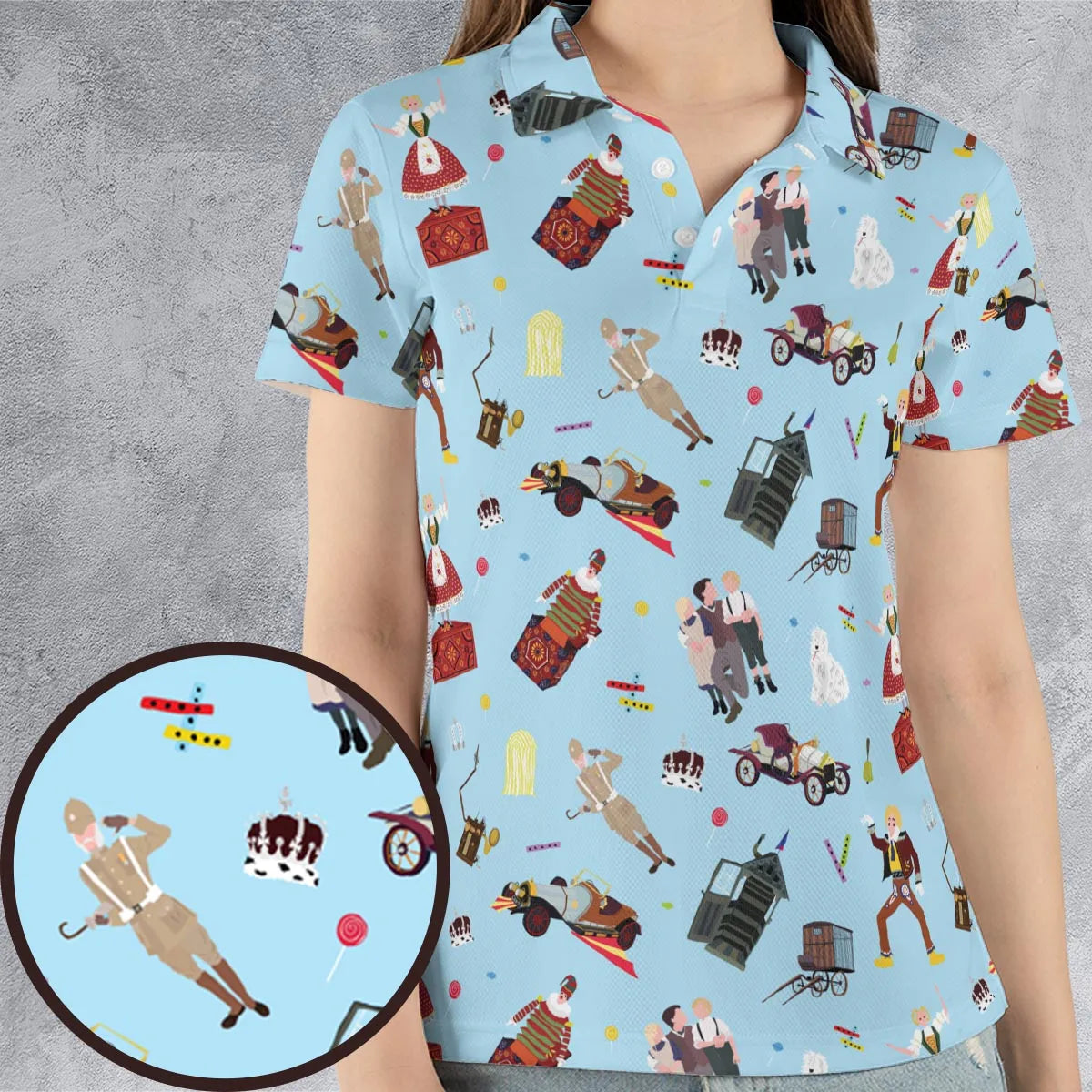 AOP Men/Women Polo Shirt - 1ZHR6PCU