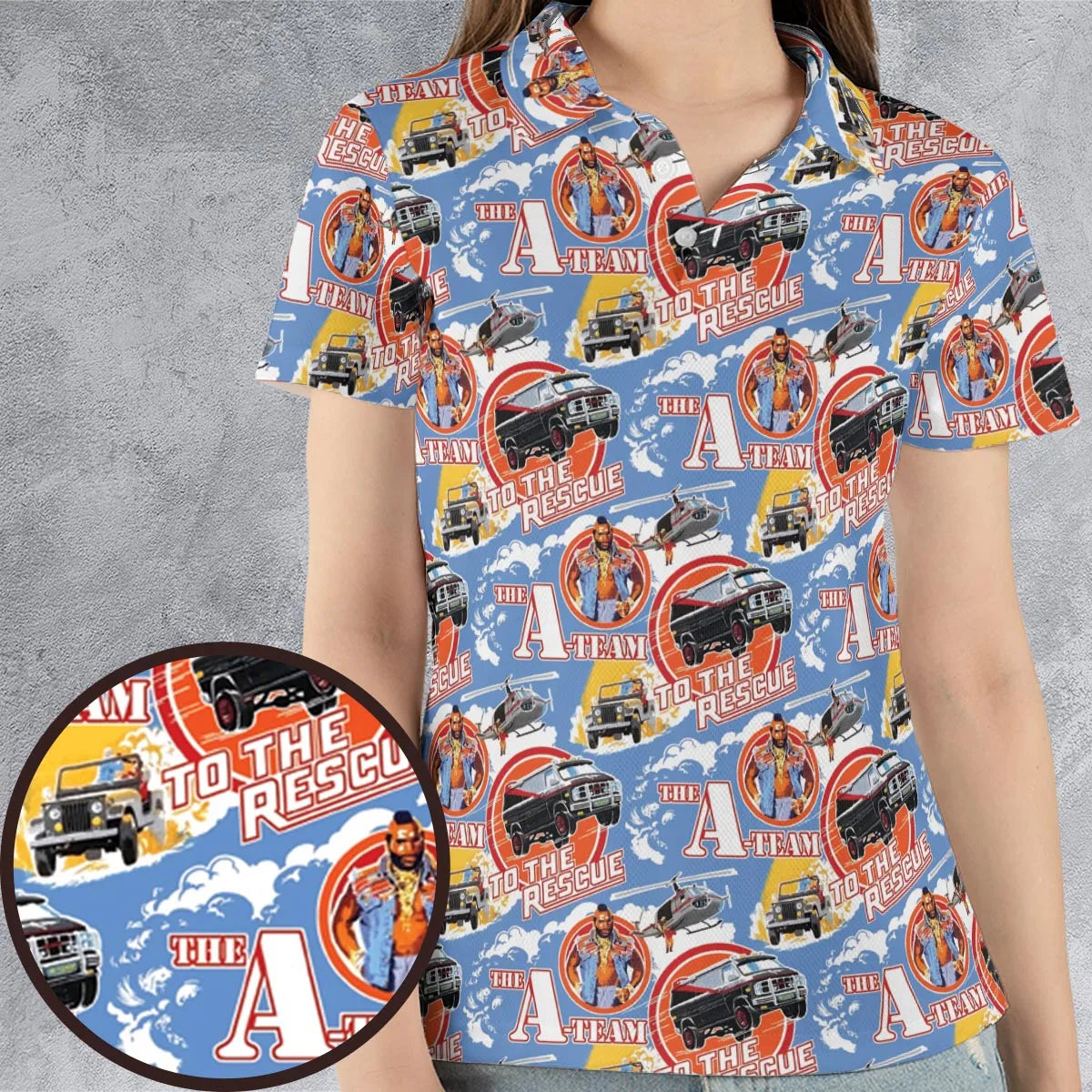AOP Men/Women Polo Shirt - 6WQAB7JV