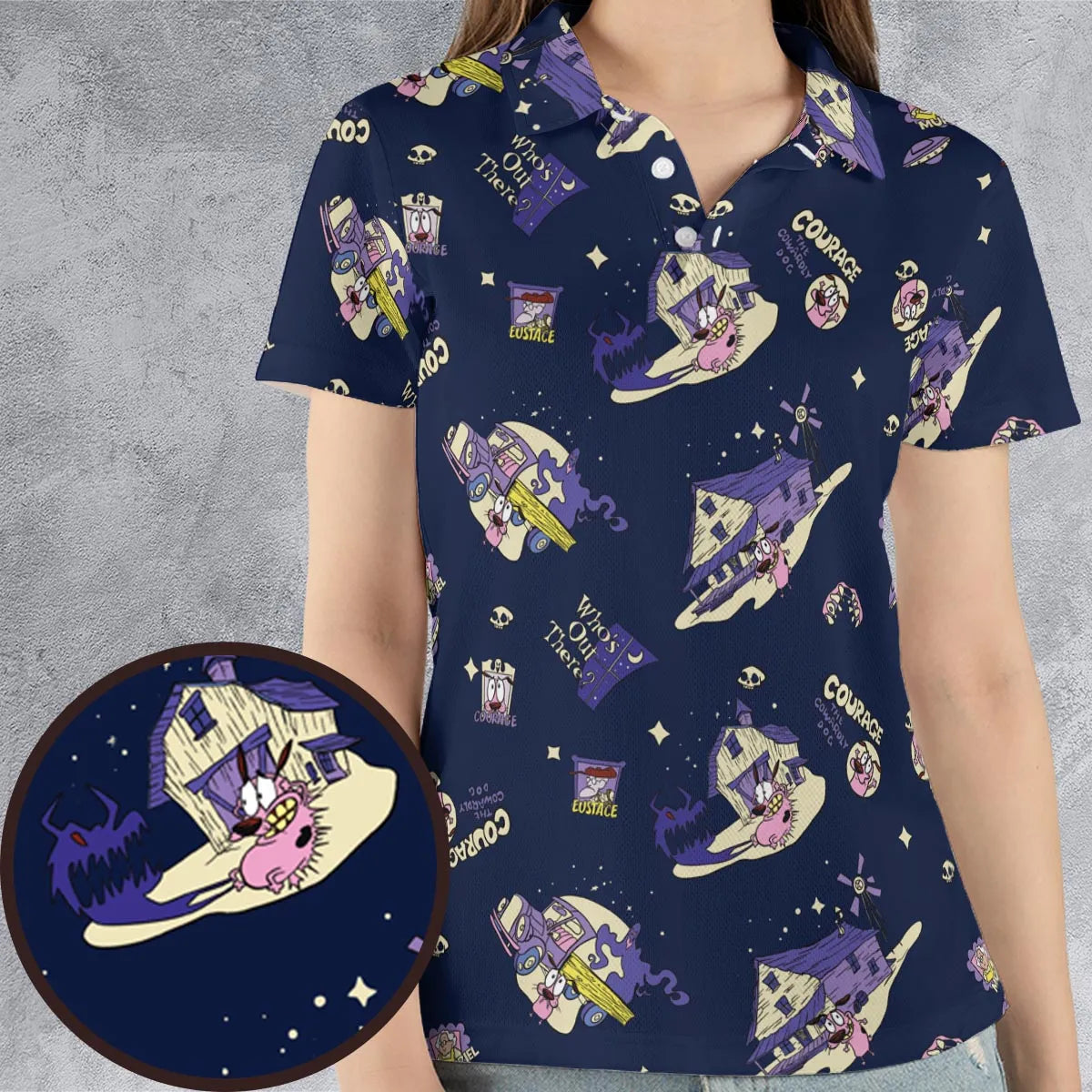 AOP Men/Women Polo Shirt - 9TLWHU1F