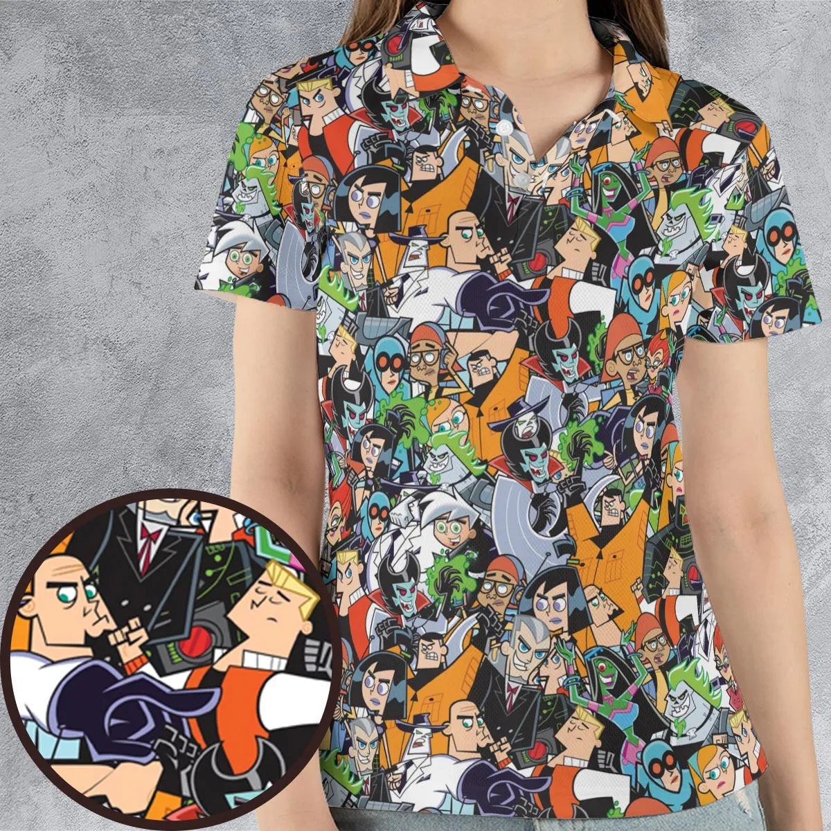 AOP Men/Women Polo Shirt - AV3D1ATW