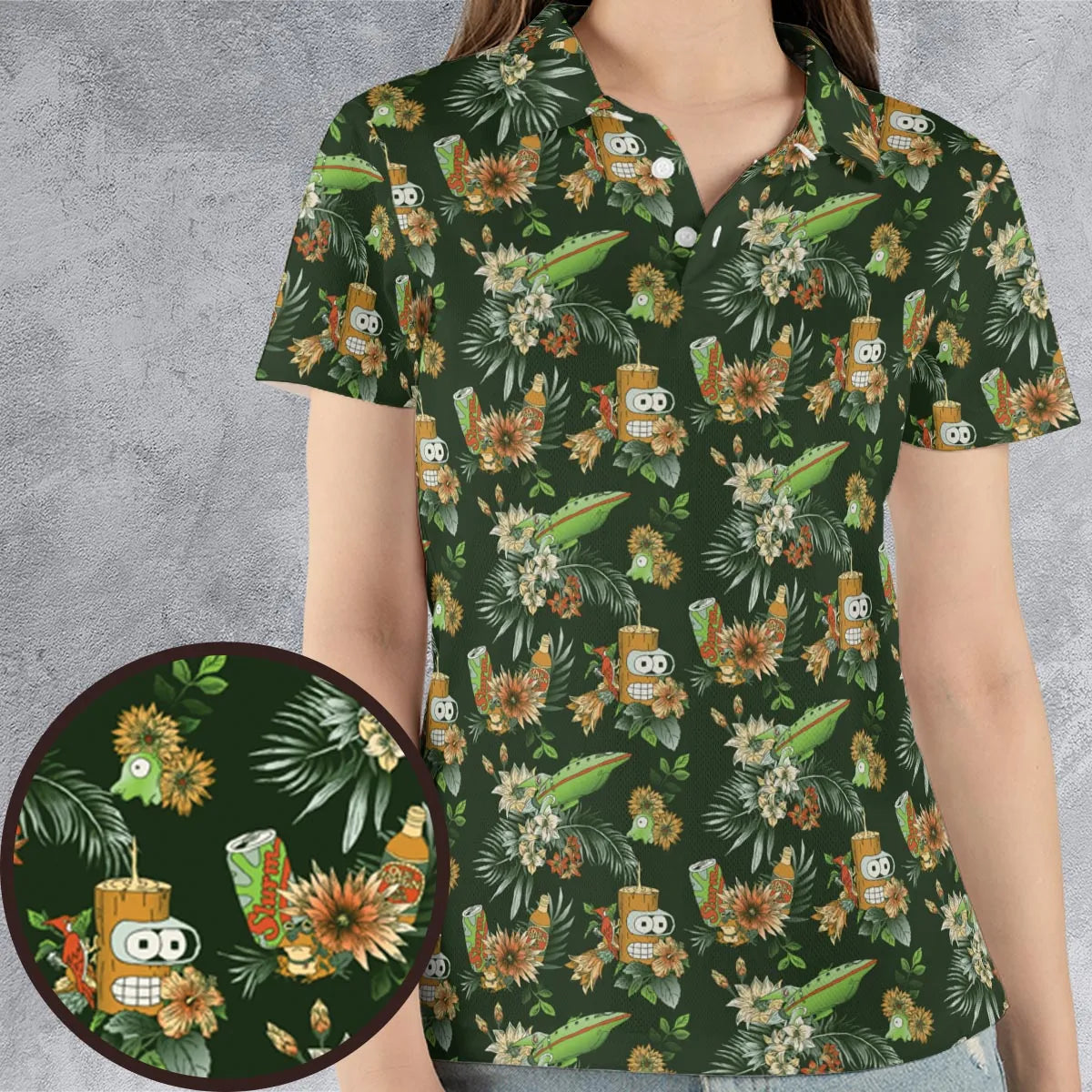 AOP Men/Women Polo Shirt - LV97E3J6