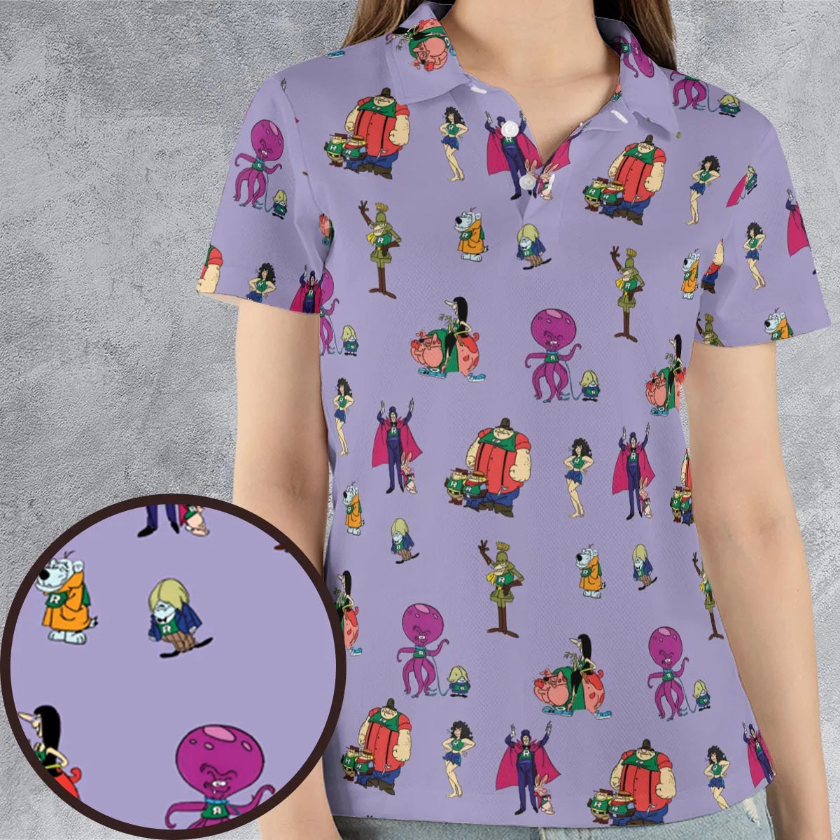 AOP Men/Women Polo Shirt - PUXE3MJ8