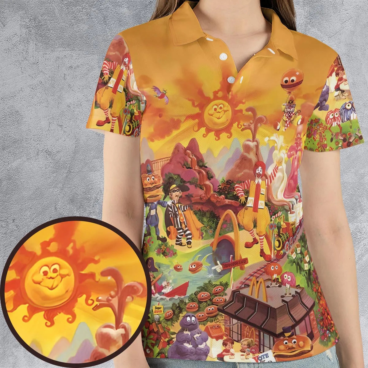 AOP Men/Women Polo Shirt - SC2VDVHE