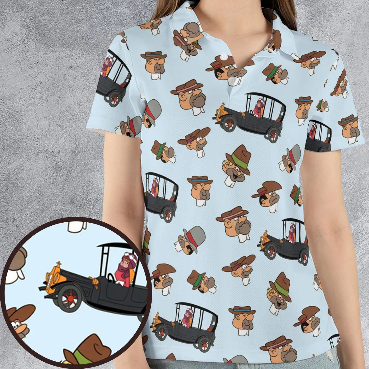 AOP Men/Women Polo Shirt - 4UT6K2DN