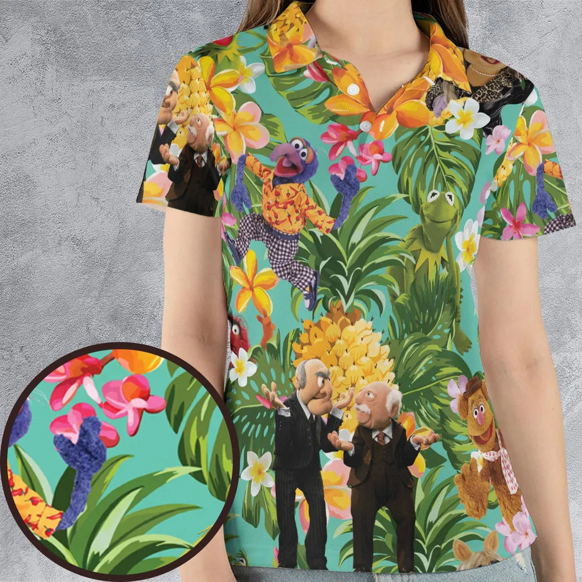 AOP Men/Women Polo Shirt - 4FL6R5BE
