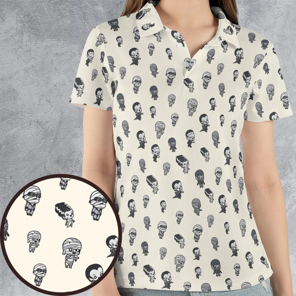 AOP Men/Women Polo Shirt - LTJRXPF6