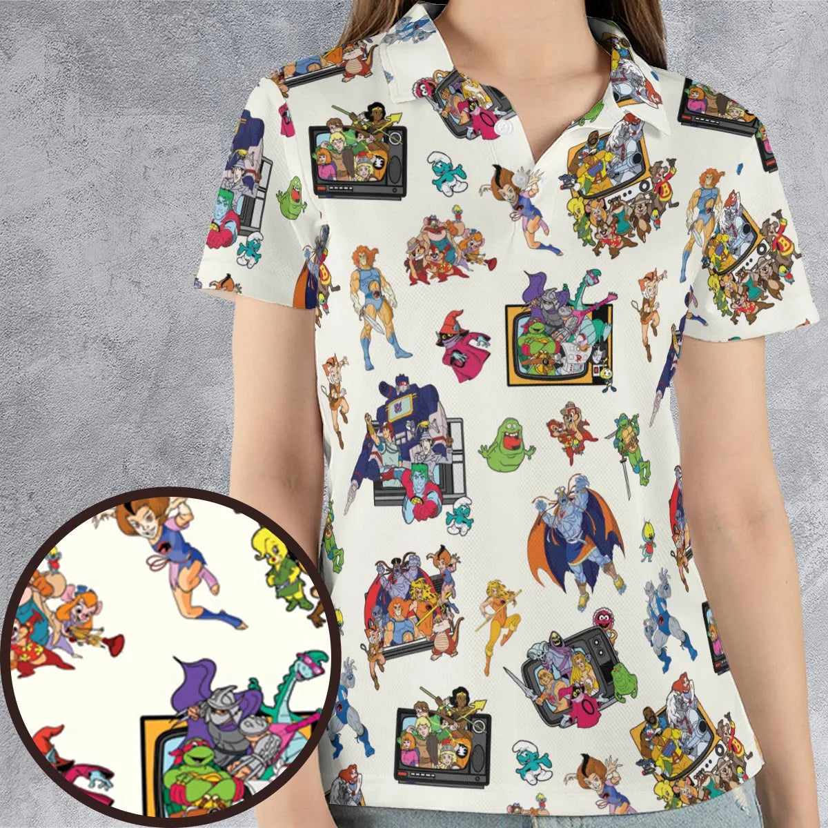 AOP Men/Women Polo Shirt - MTEVZB9D