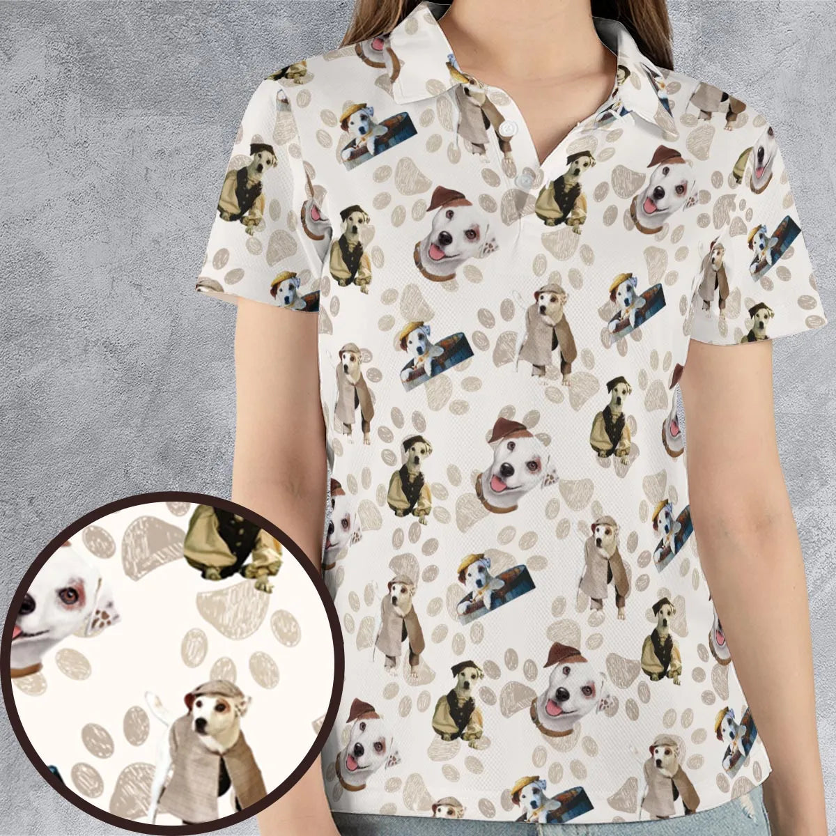 AOP Men/Women Polo Shirt - T8MSVK94