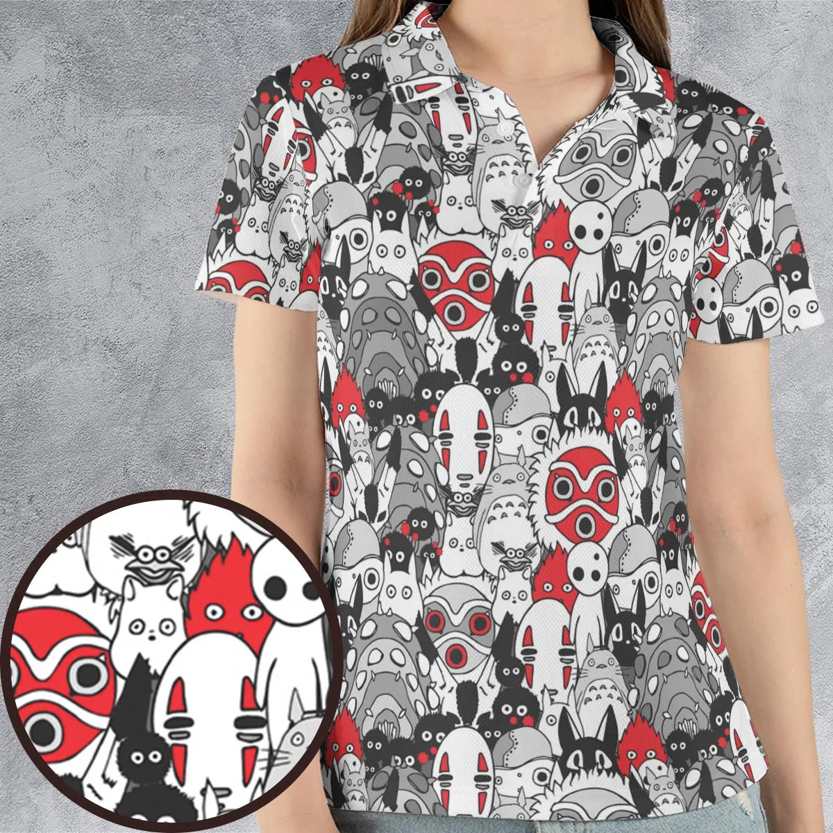 AOP Men/Women Polo Shirt - 27MZYWXM