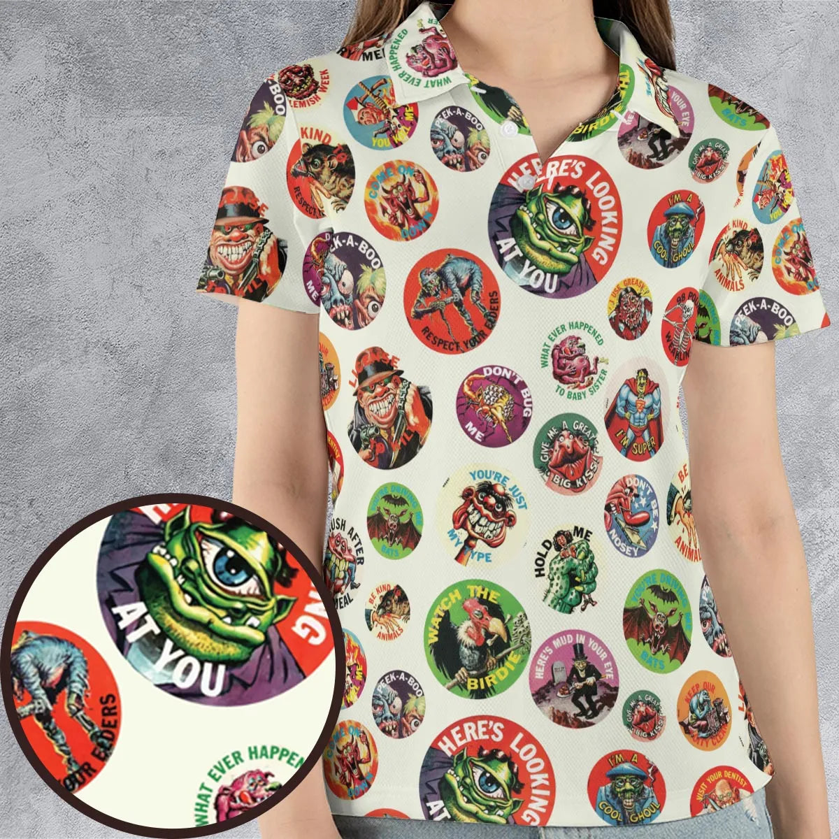 AOP Men/Women Polo Shirt - FKCHKP9E
