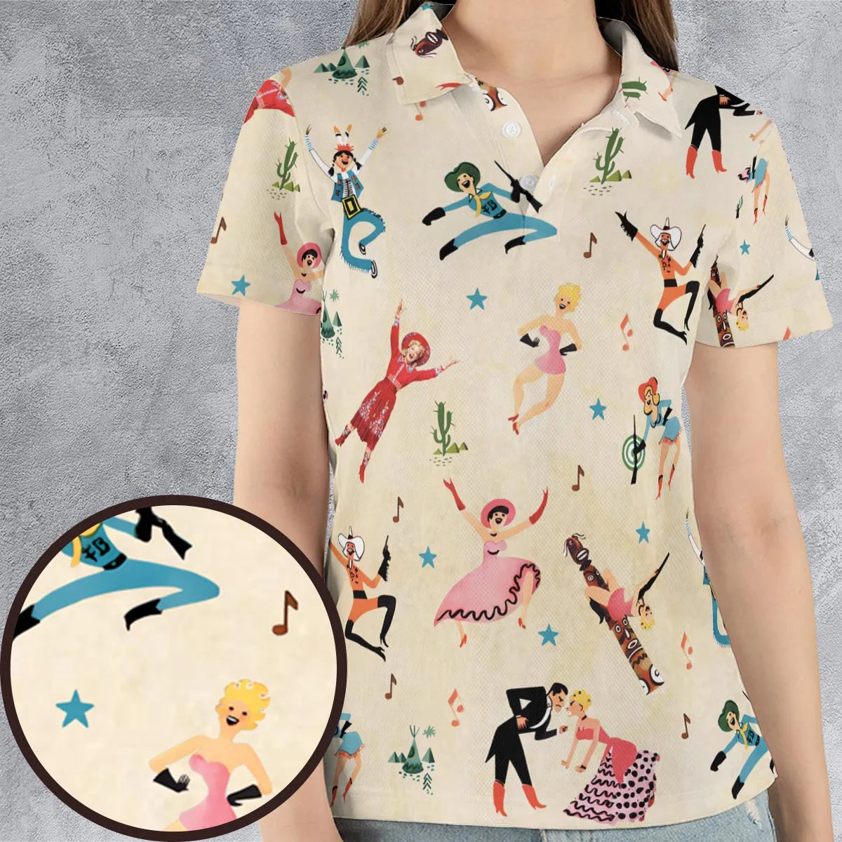 AOP Men/Women Polo Shirt - LKXVH8K3
