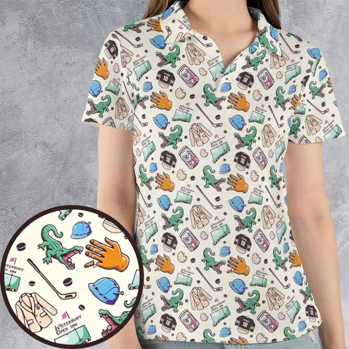 AOP Men/Women Polo Shirt - 5ED7X5K1