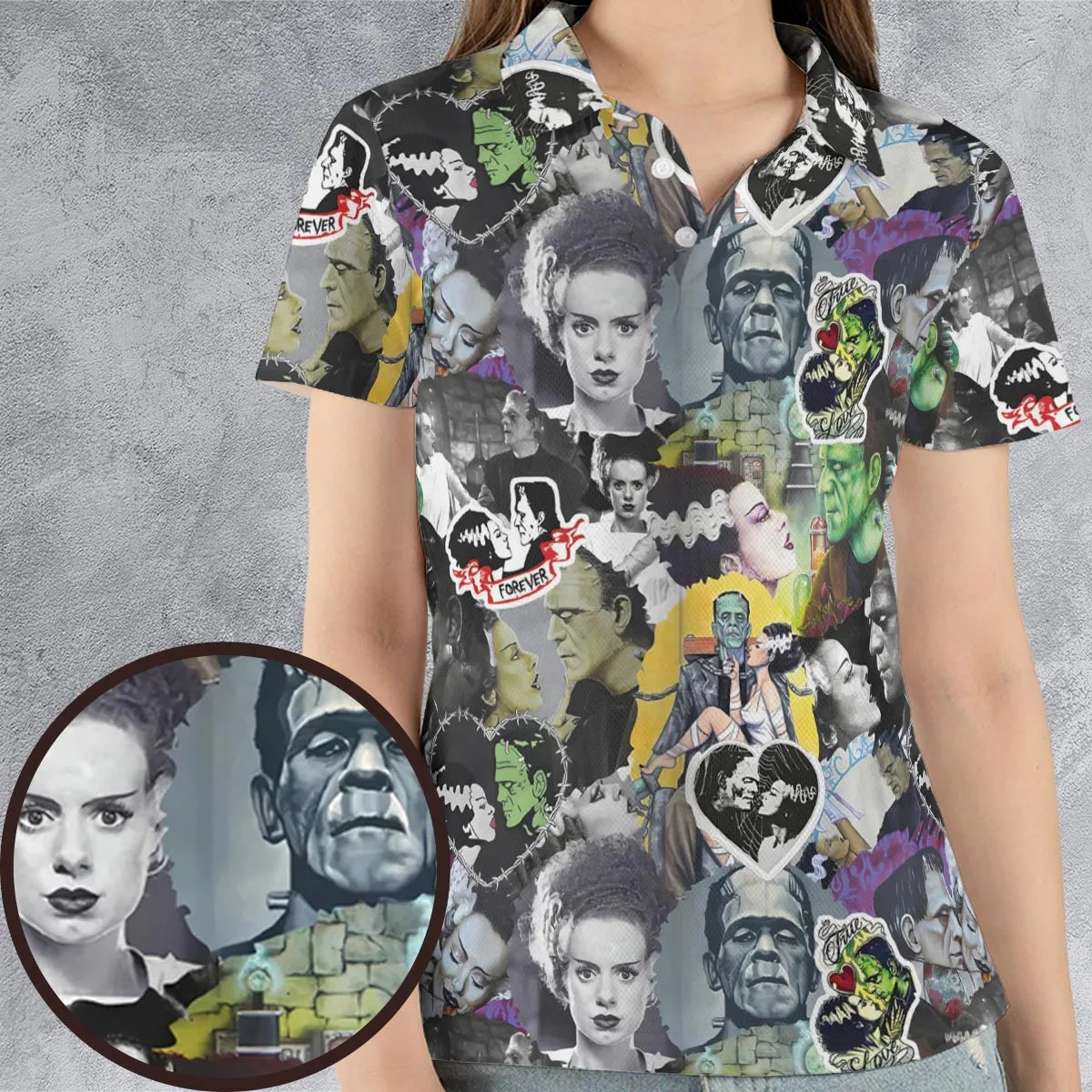 AOP Men/Women Polo Shirt - CLMLM66P