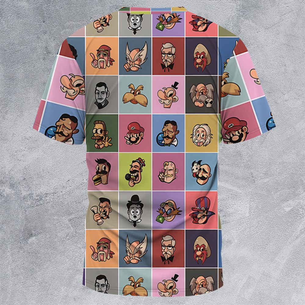All-Over Print Unisex T-Shirt - P4DB8MA5 -  - 4