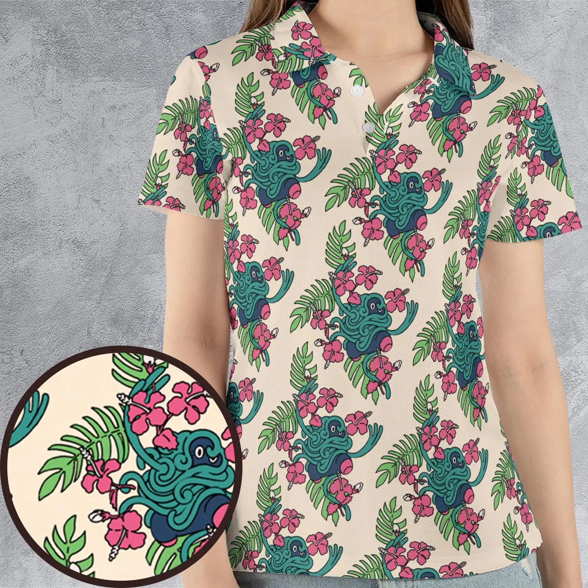 AOP Men/Women Polo Shirt - S12NRQRC