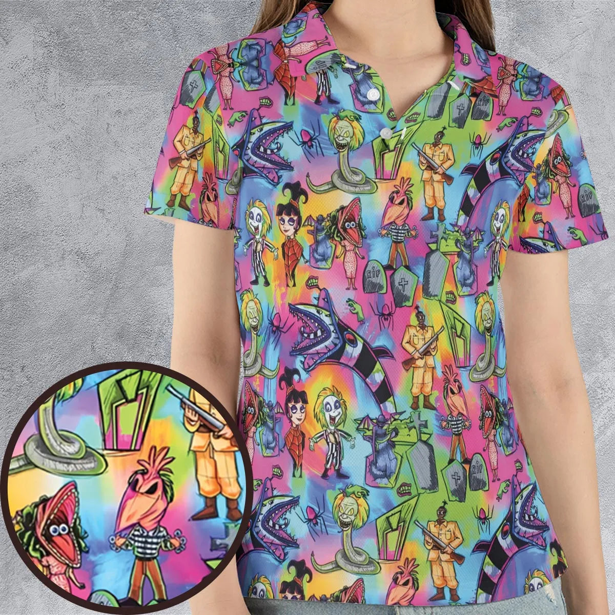 AOP Men/Women Polo Shirt - W6N3G27T