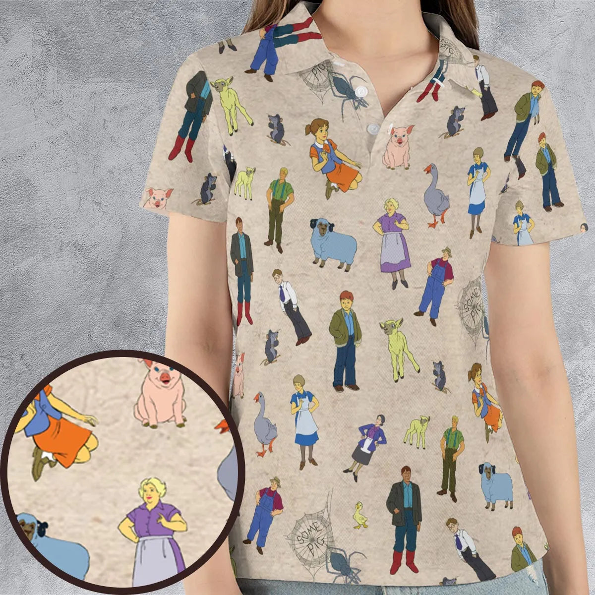 AOP Men/Women Polo Shirt - N9CPS2VN