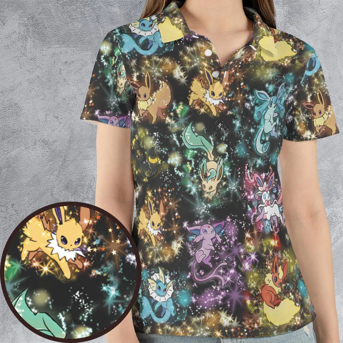 AOP Men/Women Polo Shirt - QCHEBRGJ