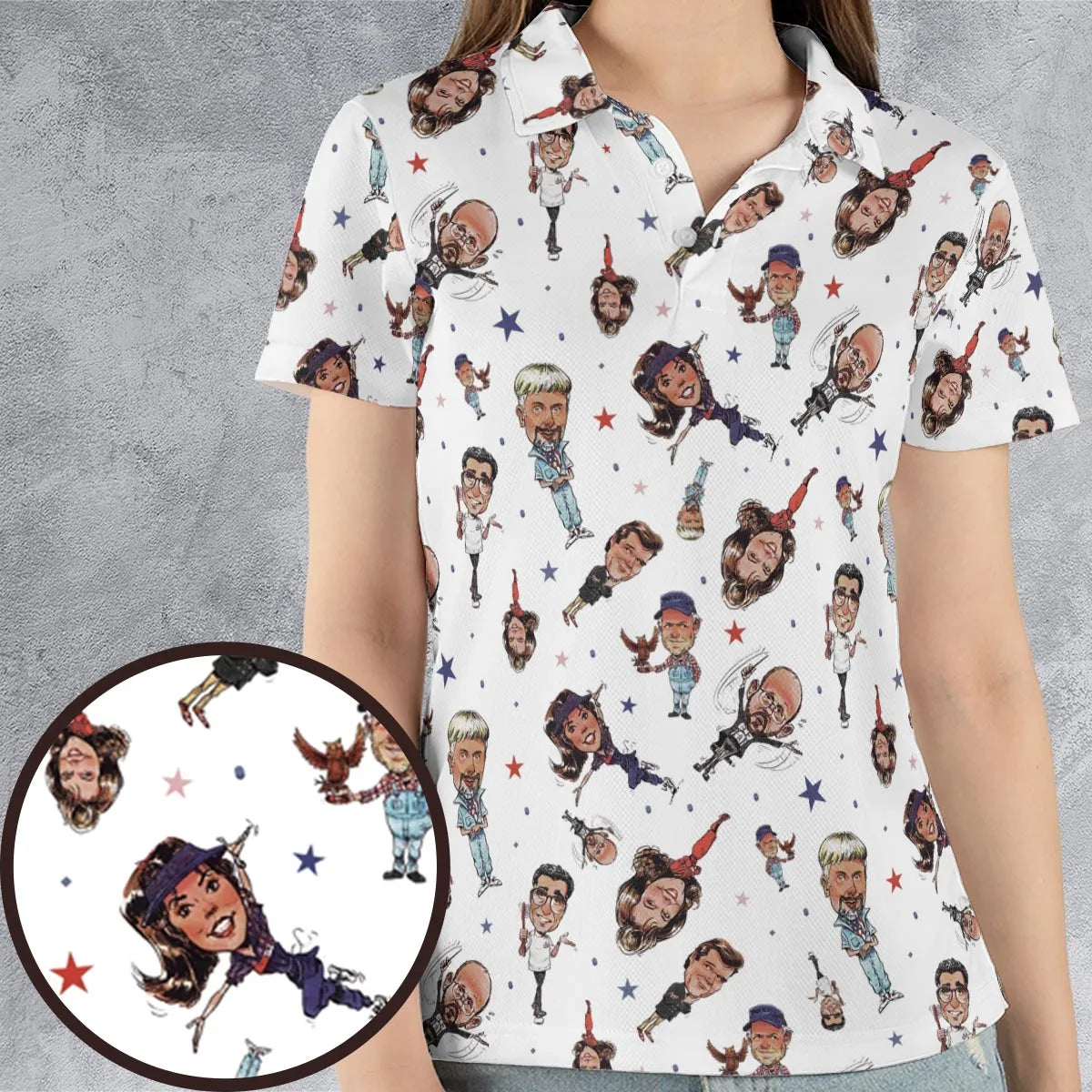 AOP Men/Women Polo Shirt - 5NQRQ95G