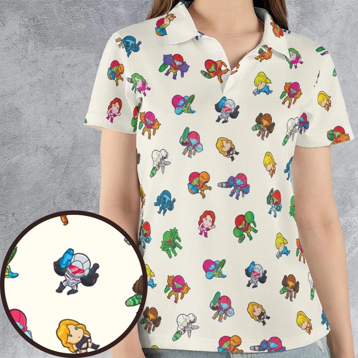 AOP Men/Women Polo Shirt - R5VPYA3H