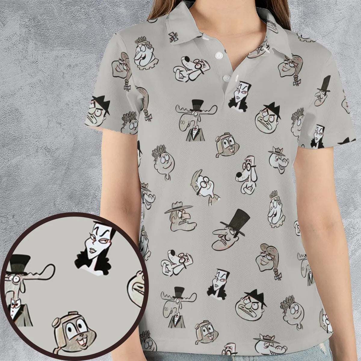 AOP Men/Women Polo Shirt - MZHQRCH3