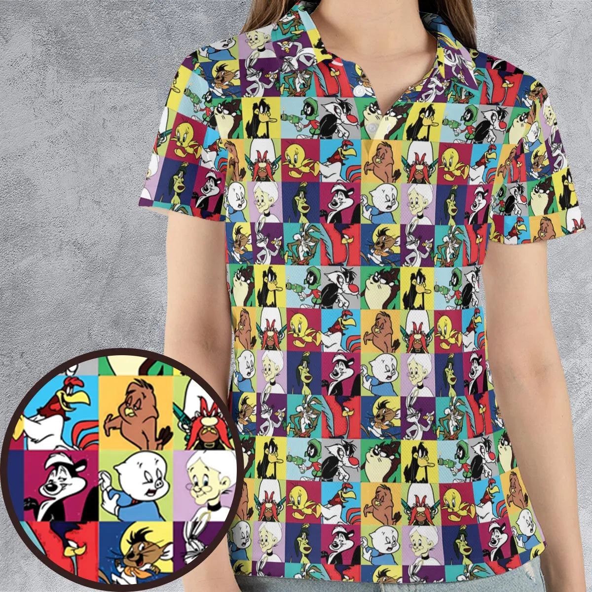 AOP Men/Women Polo Shirt - 8P7UN77U