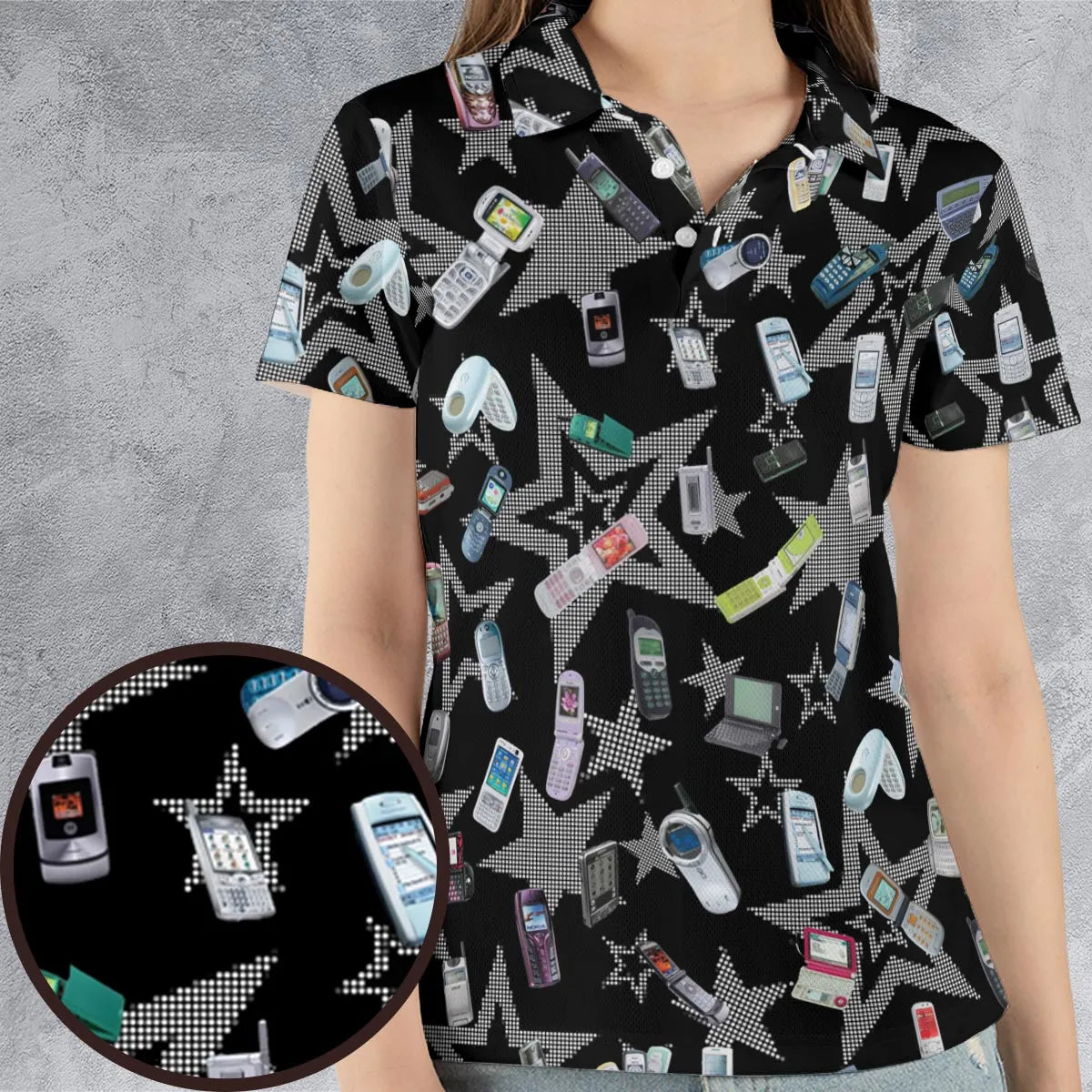 AOP Men/Women Polo Shirt - Y6WEXP7F