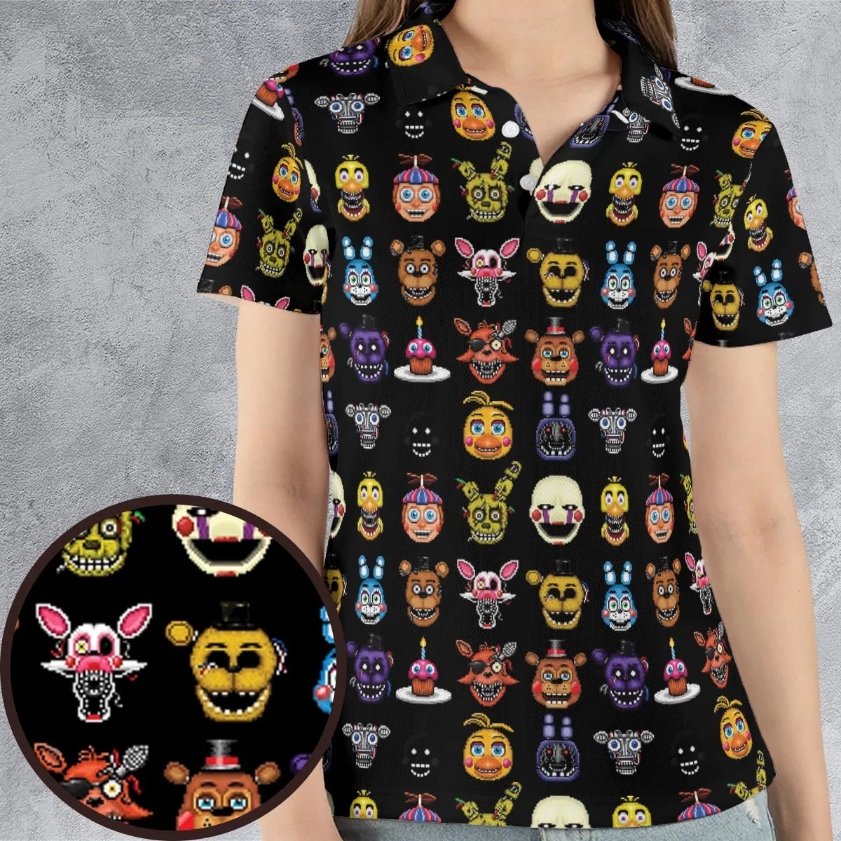 AOP Men/Women Polo Shirt - 1B7Z8MBN